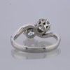 1.42 Carat Diamond Crossover Ring