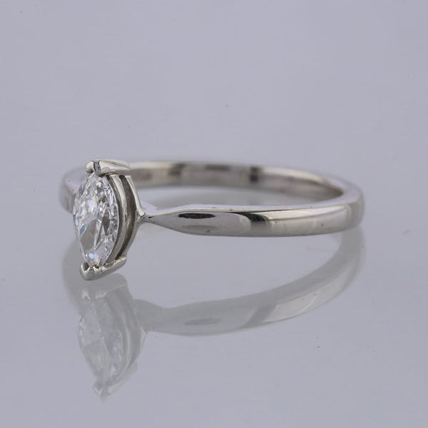 0.33 Carat Marquise Diamond Solitaire Ring