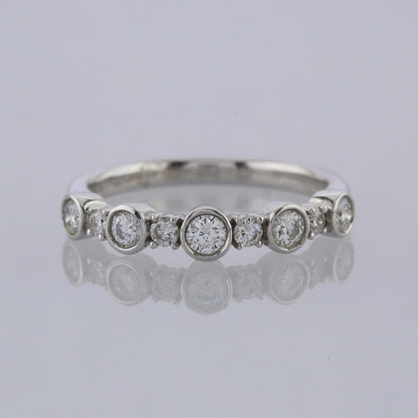 0.37 Carat Diamond Half Eternity Ring