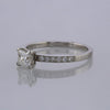 0.52 Carat Pavé Set Band Diamond Engagement Ring