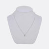 0.50 Carat Princess Cut Diamond Pendant Necklace