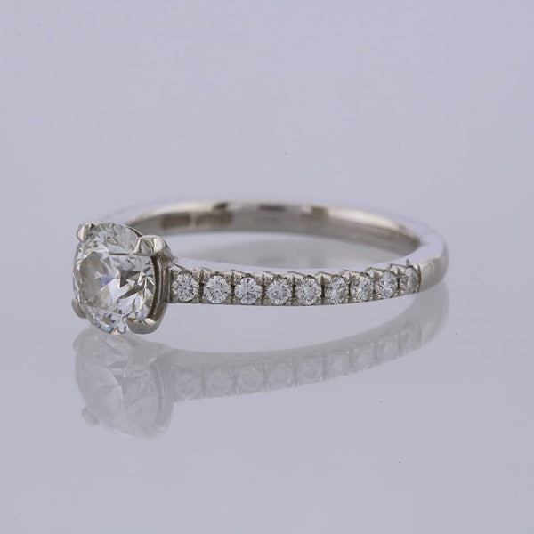 0.72 Carat Diamond Solitaire Engagement Ring