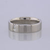 Platinum 5mm Diamond Wedding Band Ring Size O