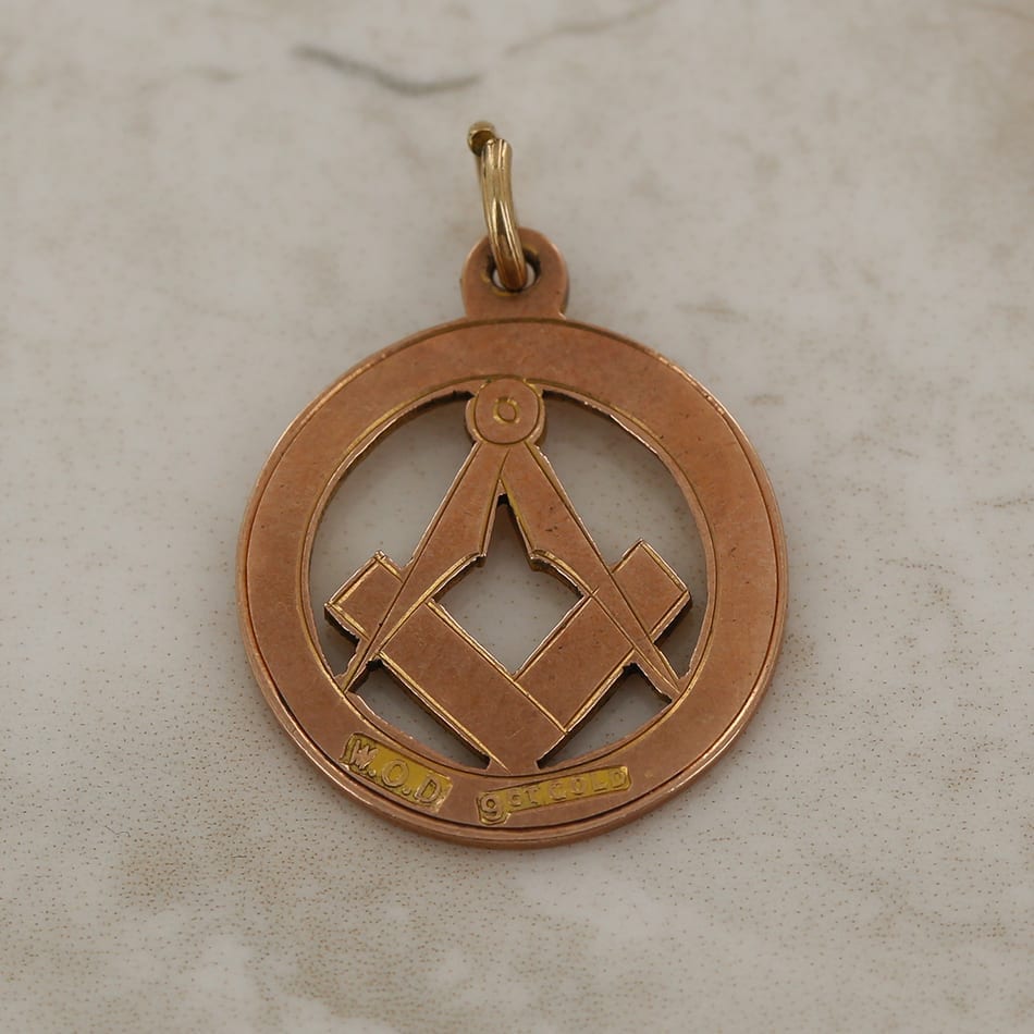 Vintage Masonic Pendant The Vintage Jeweller