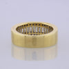 1.55 Carat Channel Set Diamond Half Eternity Ring