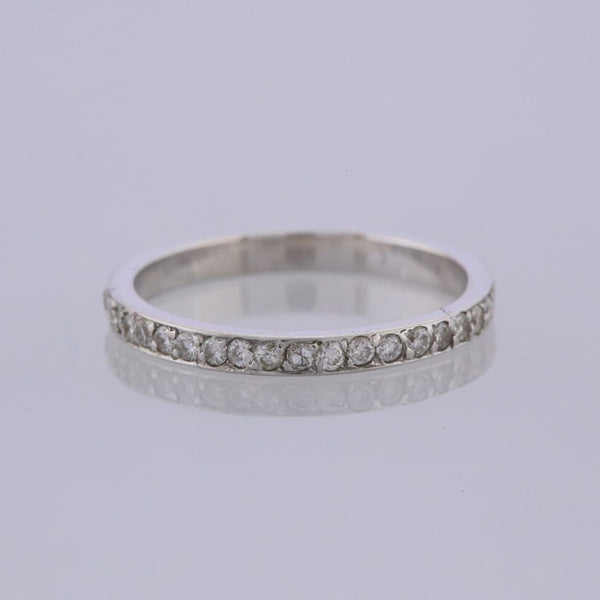 Diamond Half Eternity Ring Size L