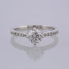 Diamond Engagement and Eternity Ring Size M 1/2