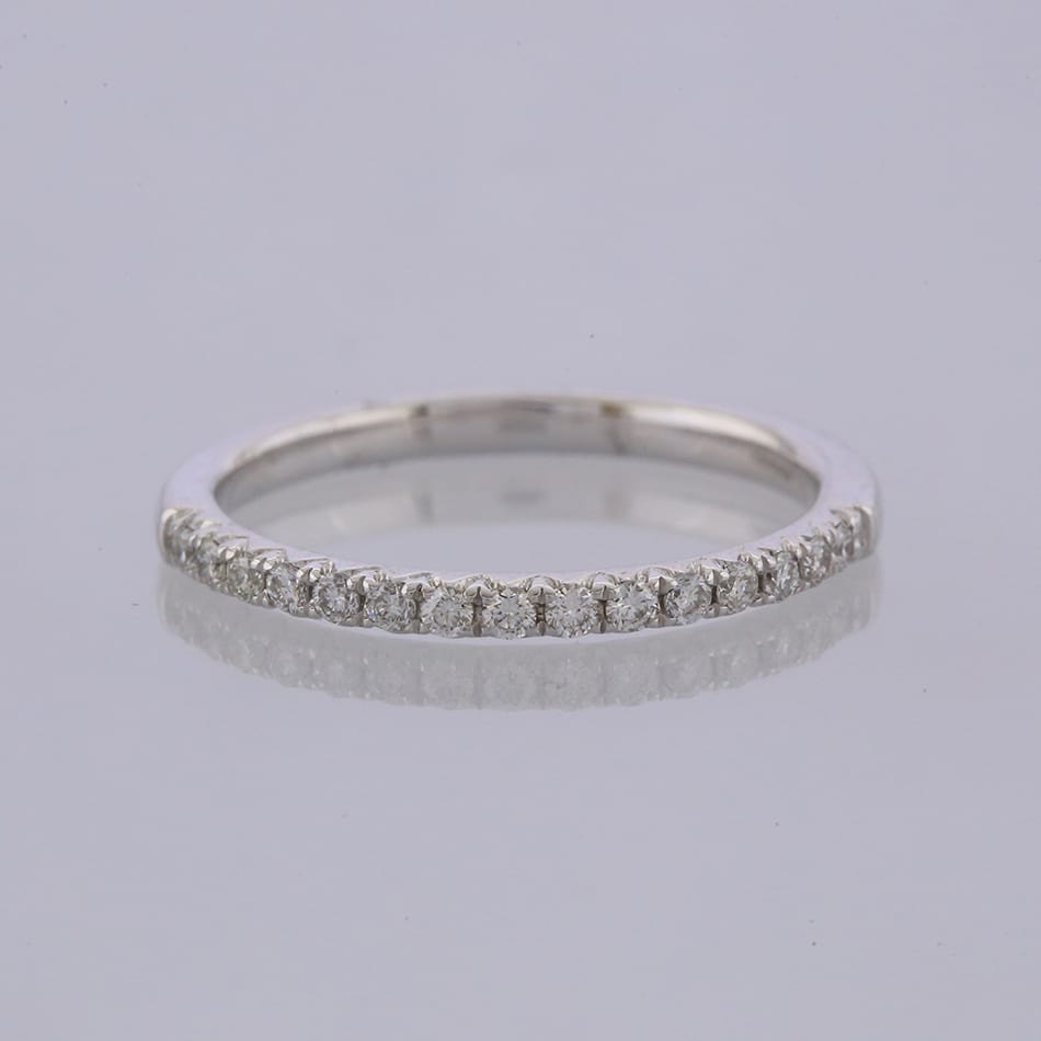 Diamond Engagement and Eternity Ring Size M 1/2