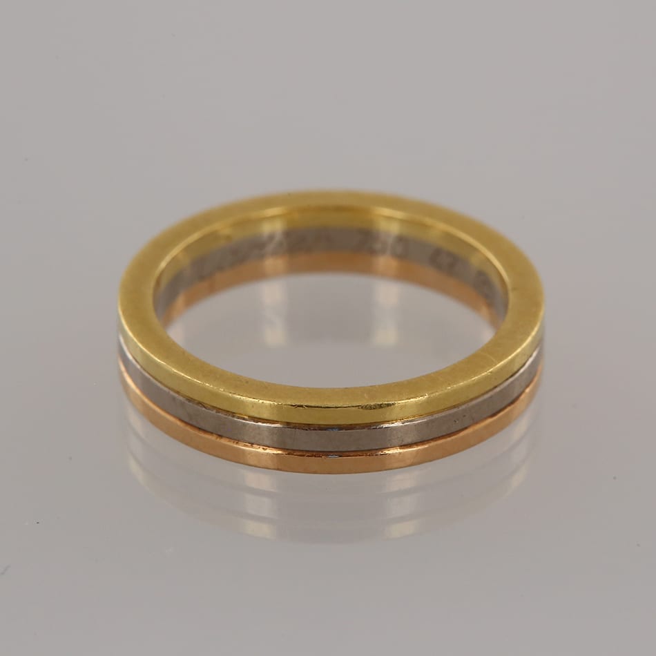 Cartier Trinity Band Ring Size H (47)