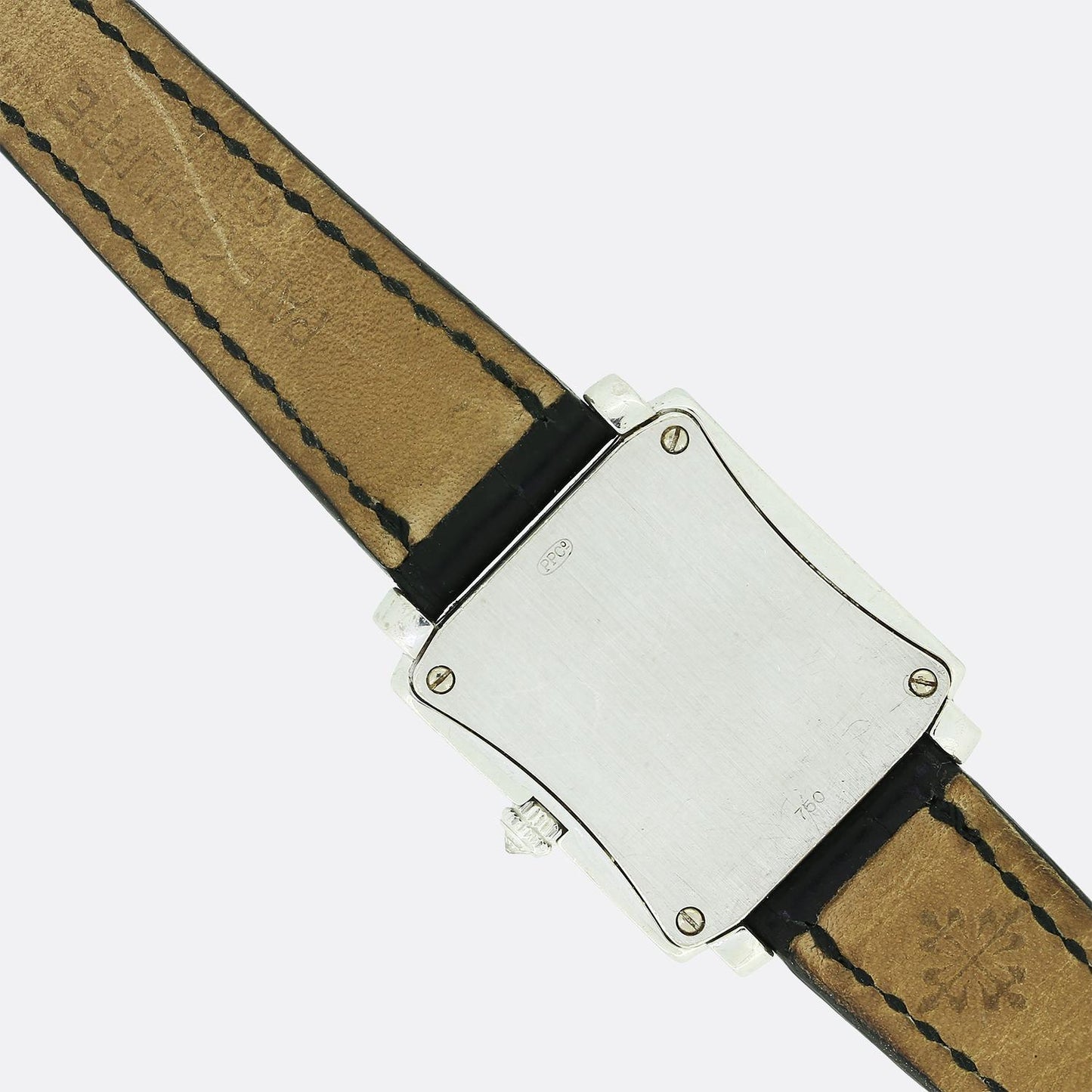 Patek Philippe Automatic Diamond Set Gondolo Ladies Wristwatch Ref 4825