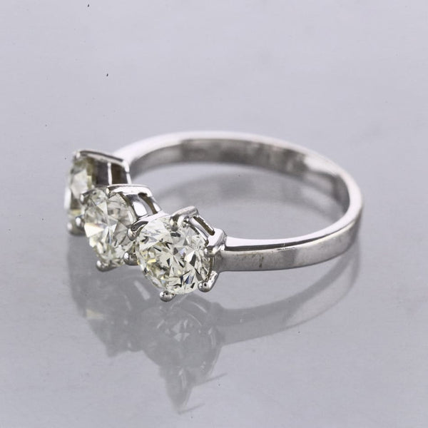 3.00 Carat Diamond Three Stone Engagement Ring
