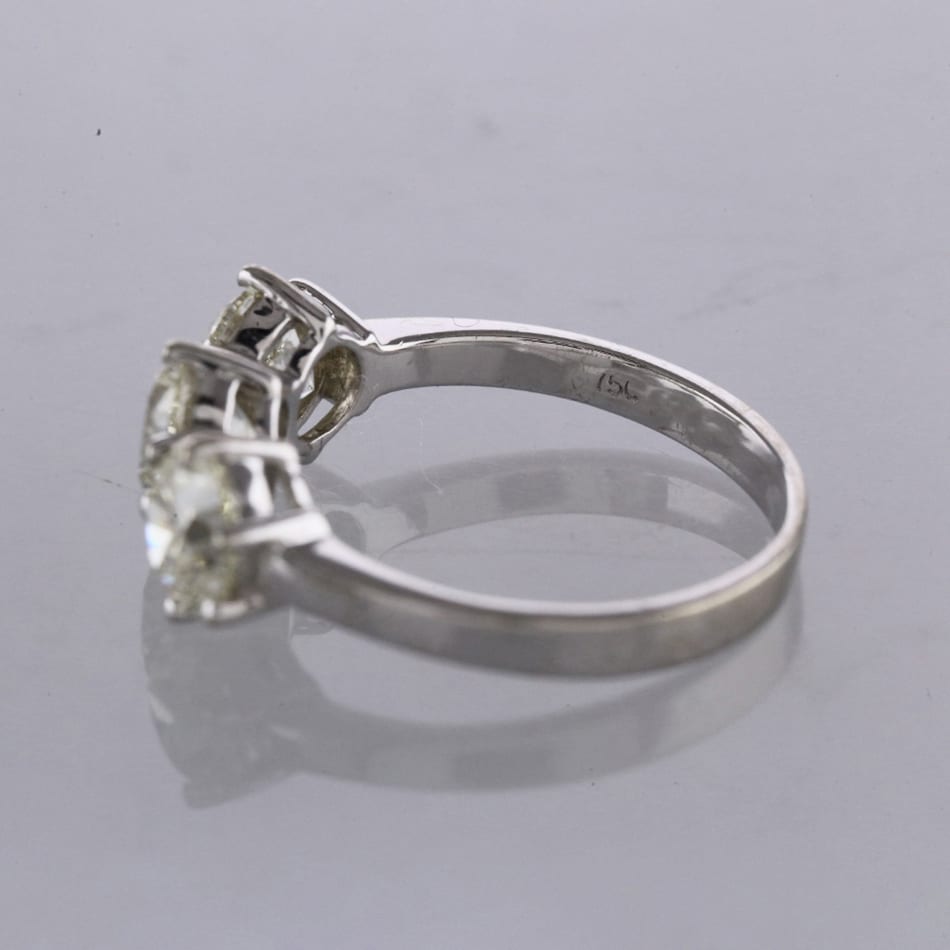 3.00 Carat Diamond Three Stone Engagement Ring