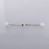 Diamond and Pearl Drop Earrings