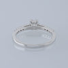 0.22 Carat Princess Cut Diamond Solitaire Ring