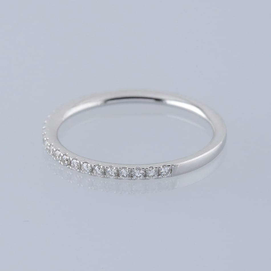 0.25 Carat Diamond Half eternity Ring Size M 1/2