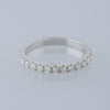 0.45 Carat Diamond Half Eternity Ring