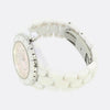 Chanel White Ceramic Pink Dial Automatic Ladies Wristwatch Ref.35606