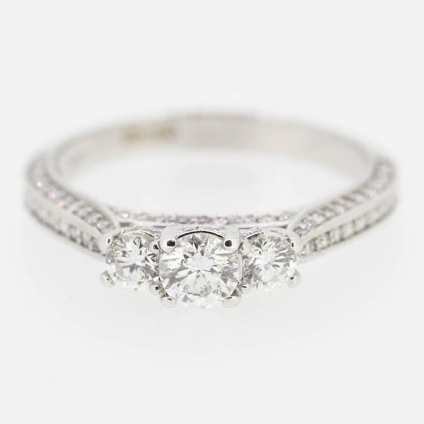 Three Stone Diamond Ring