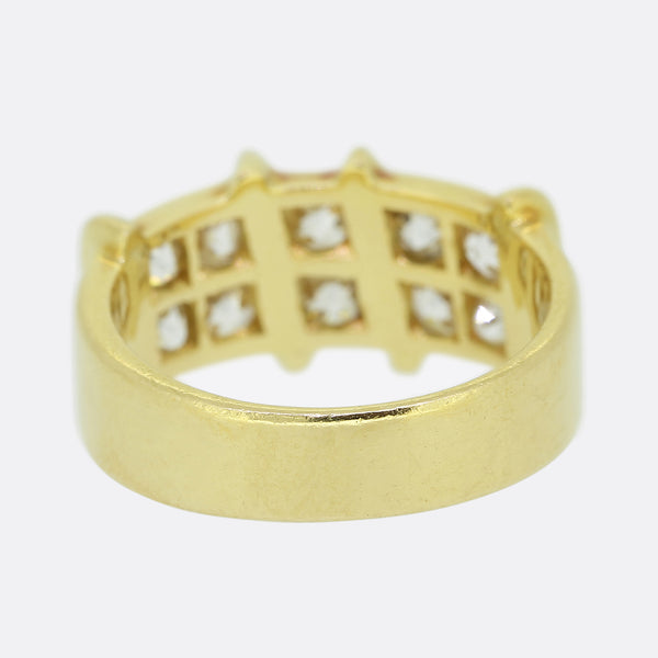 Vintage Old Cut Diamond Cluster Ring