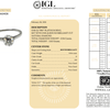0.90 Carat Transitional Cut Diamond Halo Engagement Ring