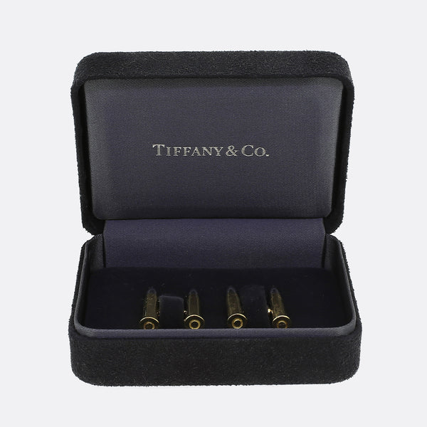 Deakin & Francis For Tiffany & Co Two Tone Bullet Cufflinks
